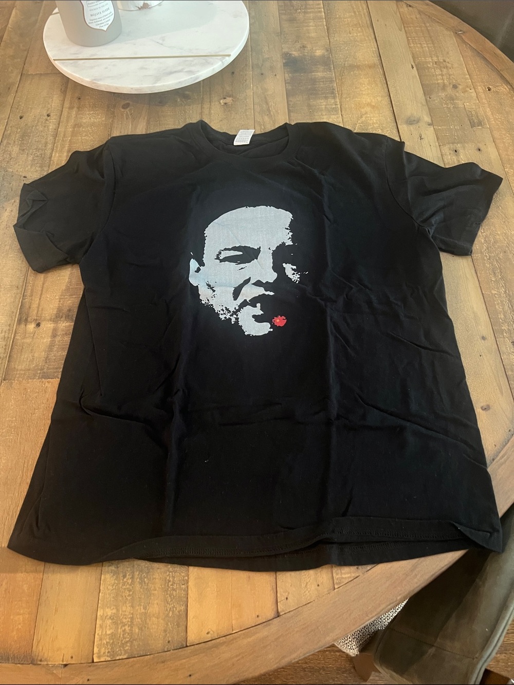 Men's Black Tony Soprano Short-Sleeve Tee